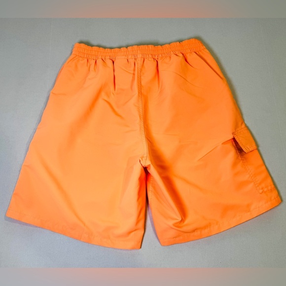 Polo Ralph Lauren Beach Swim Board Surf Shorts/Trunks Bright Orange Size M - Picture 2 of 13